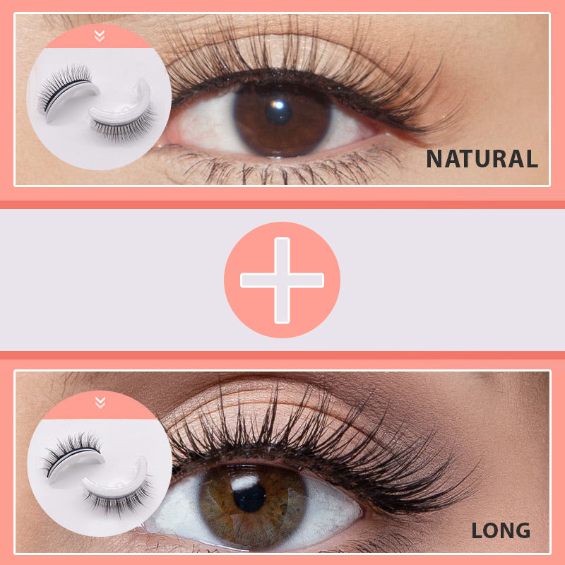 ✨LAST DAY - BUY 1 GET 1 FREE JUST $8.99 EACH✨🎉Reusable Adhesive Eyelashes