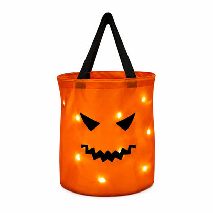 Light-Up Pumpkin Trick-or-Treat Bag