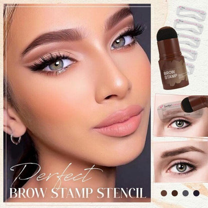 🔥LAST DAY - BUY 1 GET 1 FREE JUST $10.99 EACH🔥🎉Perfect Brows Stencil & Stamp Kit