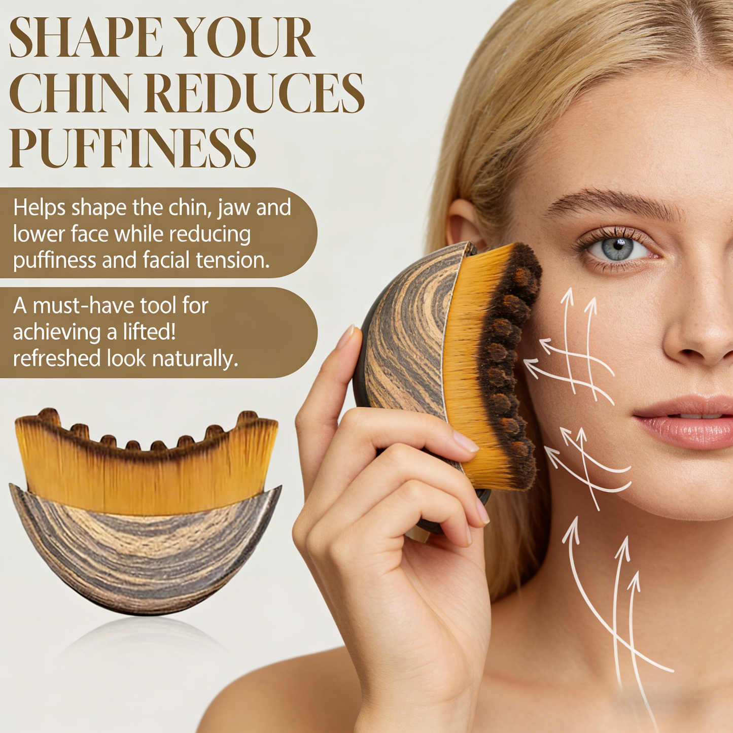 Final 3 hours 60 off:🔥Facial Brush Massage Eye and Neck Care Brush🔥