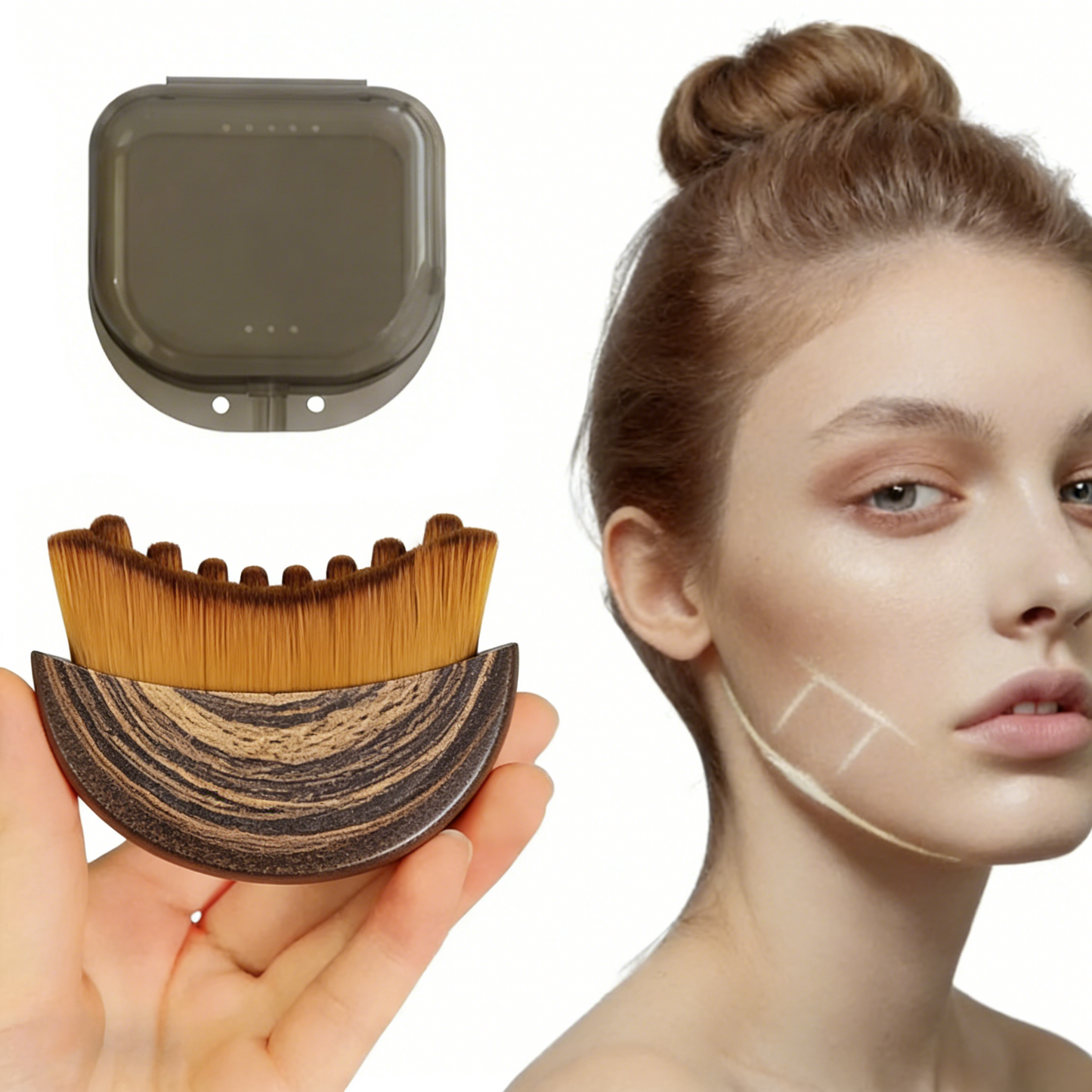 Final 3 hours 60 off:🔥Facial Brush Massage Eye and Neck Care Brush🔥