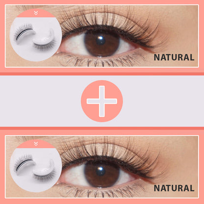 ✨LAST DAY - BUY 1 GET 1 FREE JUST $8.99 EACH✨🎉Reusable Adhesive Eyelashes