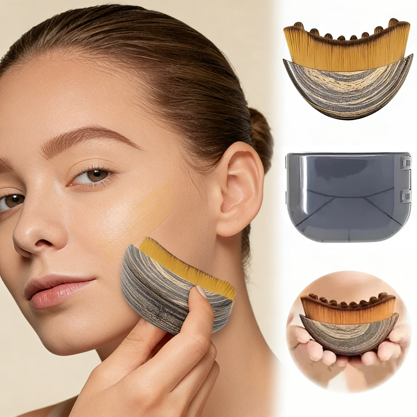 Final 3 hours 60 off:🔥Facial Brush Massage Eye and Neck Care Brush🔥