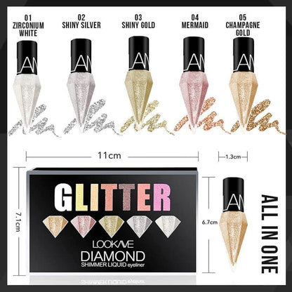 ✨GLITTERING DIAMOND LIQUID EYELINER