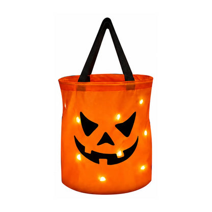 Light-Up Pumpkin Trick-or-Treat Bag