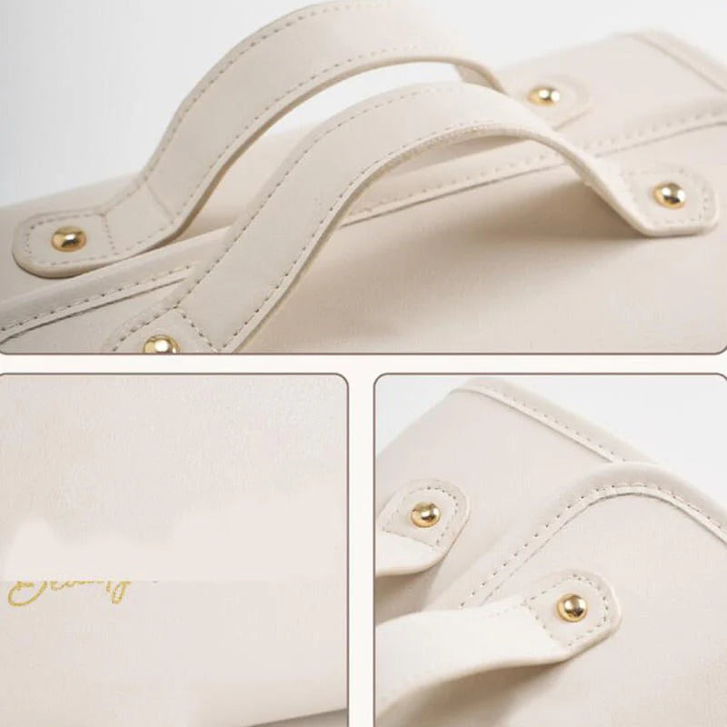 TO DAY 49%OFF Leather Waterproof Cosmetic Bag