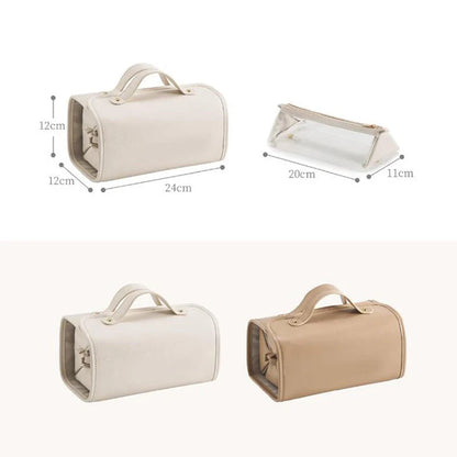 TO DAY 49%OFF Leather Waterproof Cosmetic Bag